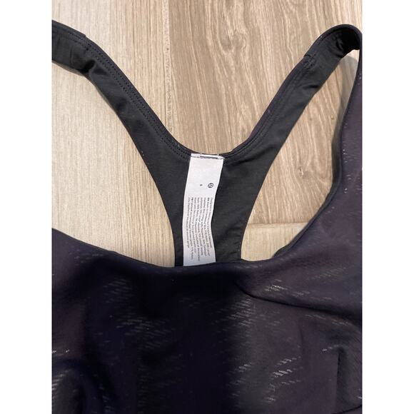 Lululemon Wunder Train Bra Foil Black 6 - Picture 6 of 9